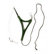 Рибальська годівниця, оснащена, фідерна, Start Fishing Super Pro, на лідкорі, 1 гачок №8